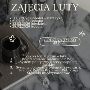 Wykłady do matury - luty