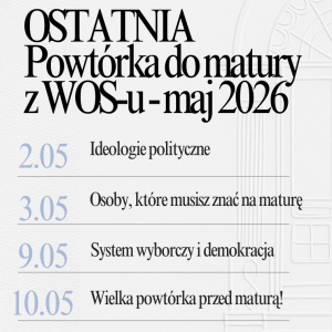 Ostatnia powtórka do matury z wosu